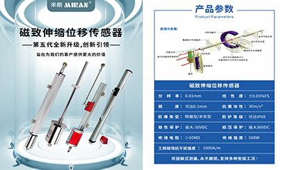 第五代全新升級(jí)磁致伸縮位移傳感器系列產(chǎn)品